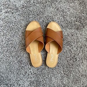 Brown Flat Sandals